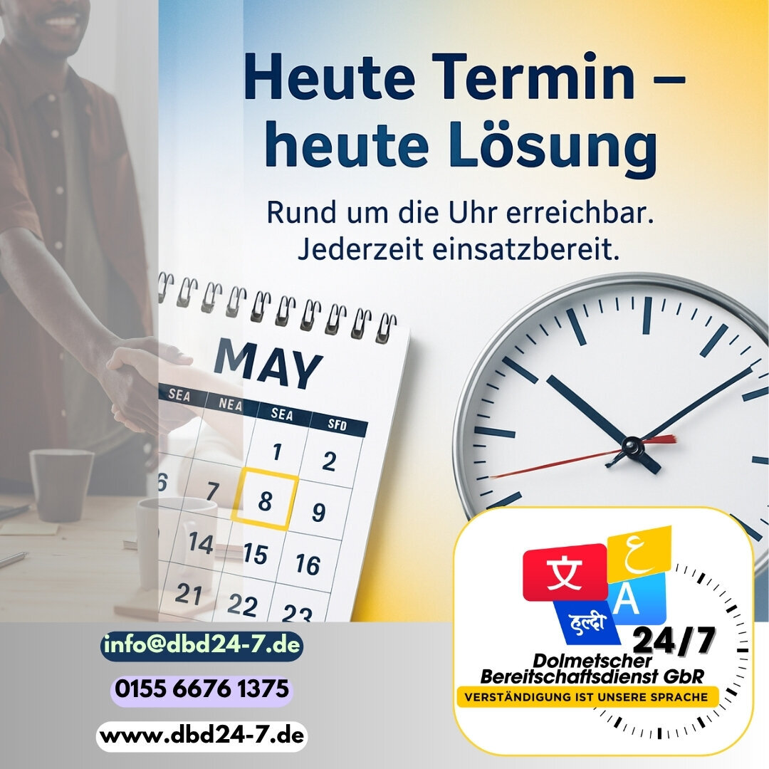 Bild der Dolmetscher Bereitschaftsdienst 24/7 GbR (DBD24-7)