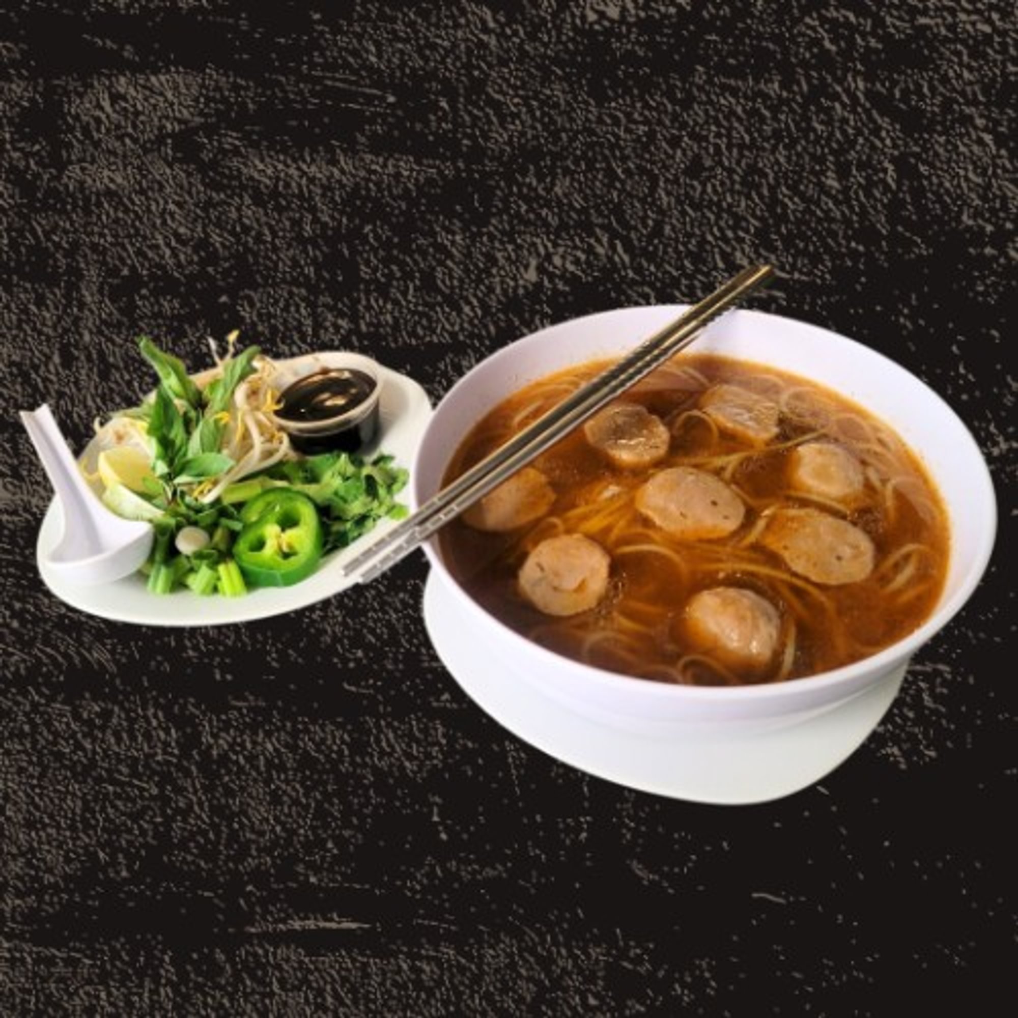 30. Asian Meatball Pho