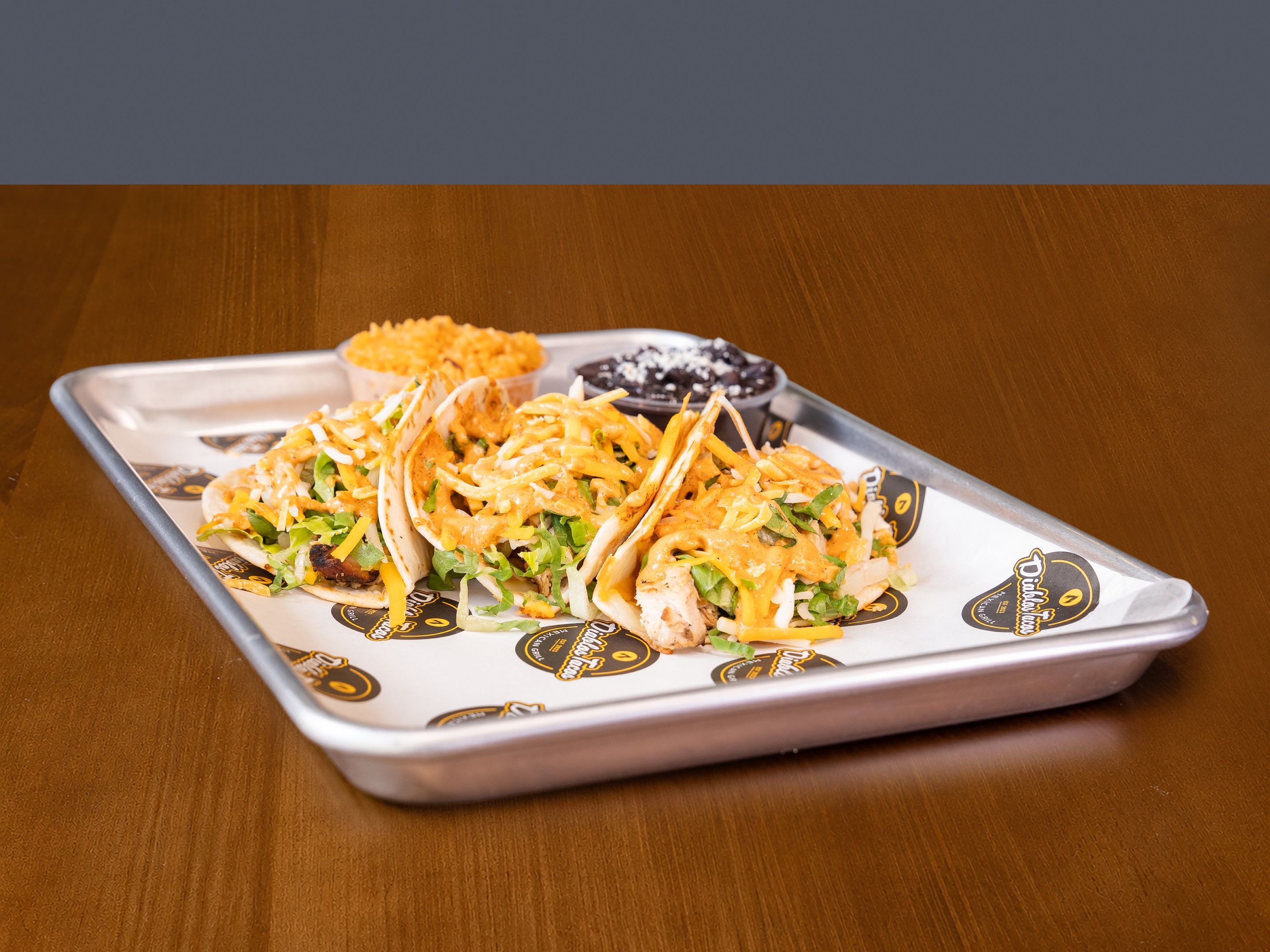 Cheesy Diablo Taco Combo