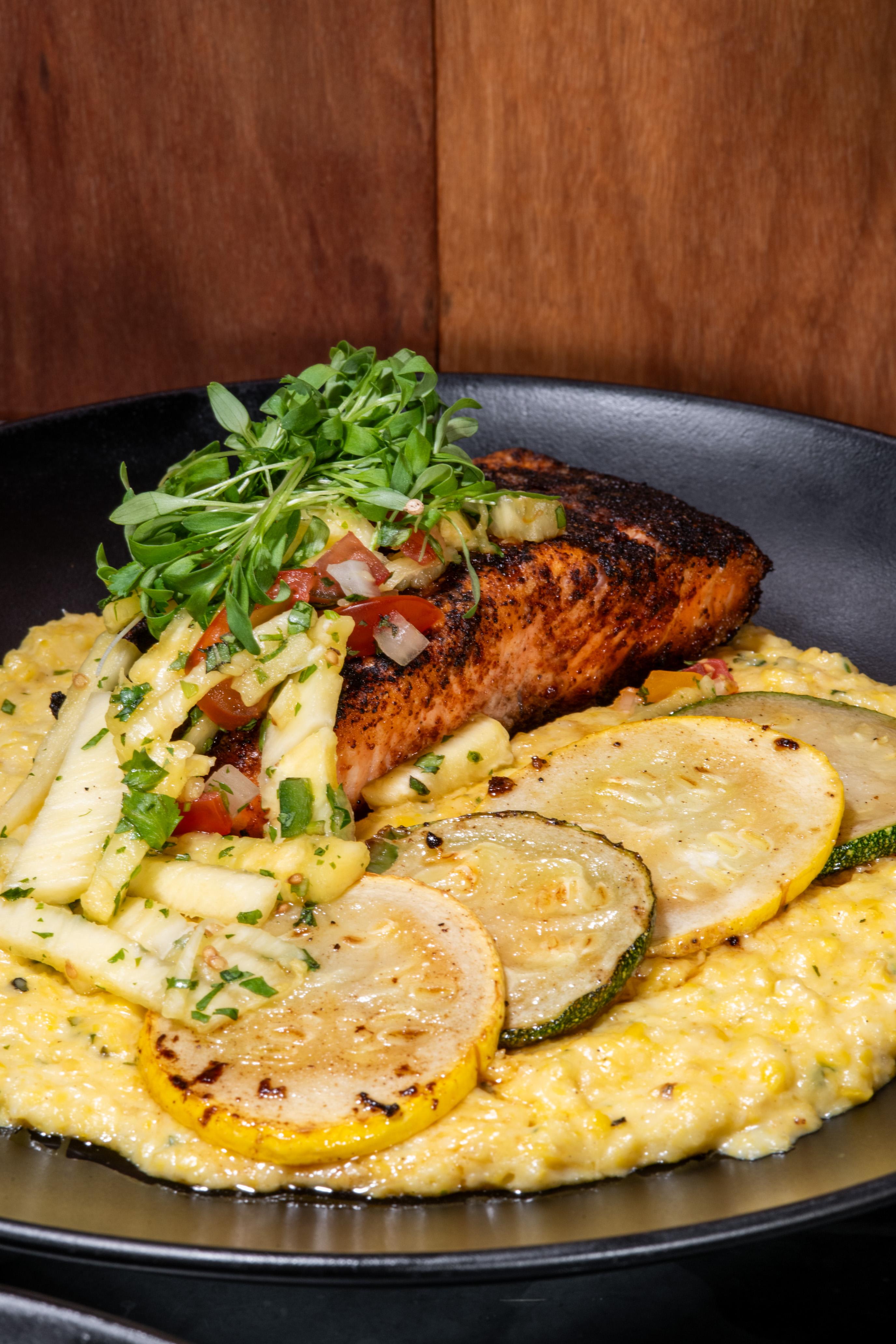 Blackened Atlantic Salmon