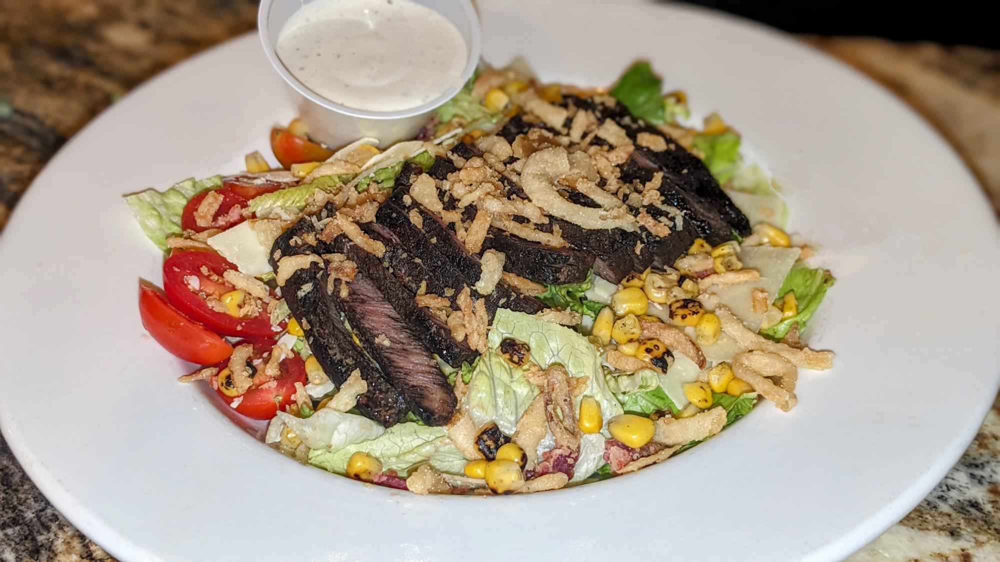 Bourbon Barrel Steak Salad