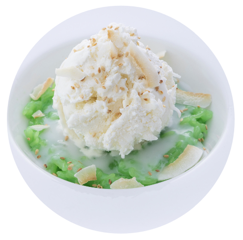 Sticky Rice with Ice Cream