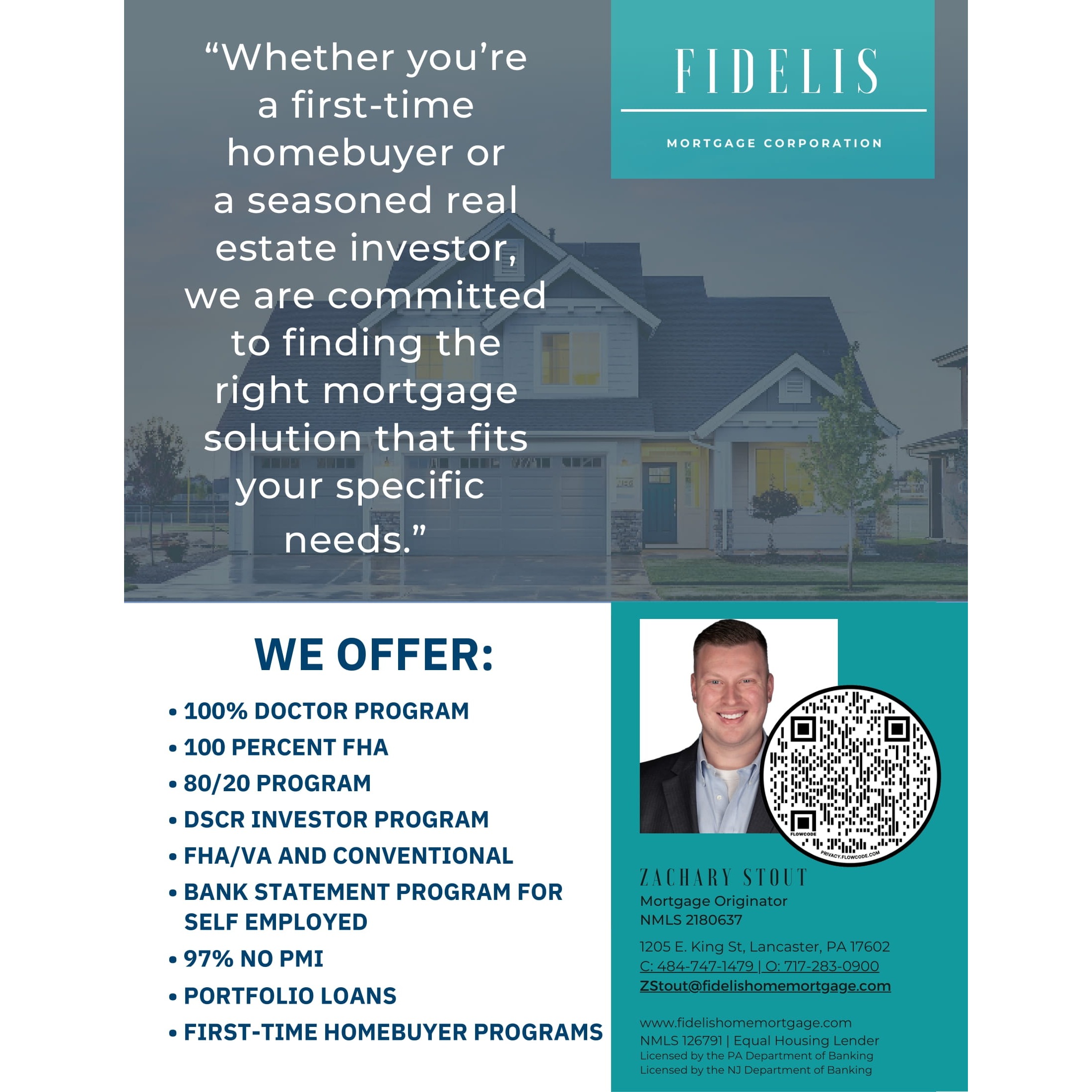 Zachary Stout at Fidelis Mortgage | NMLS #2180637 Image