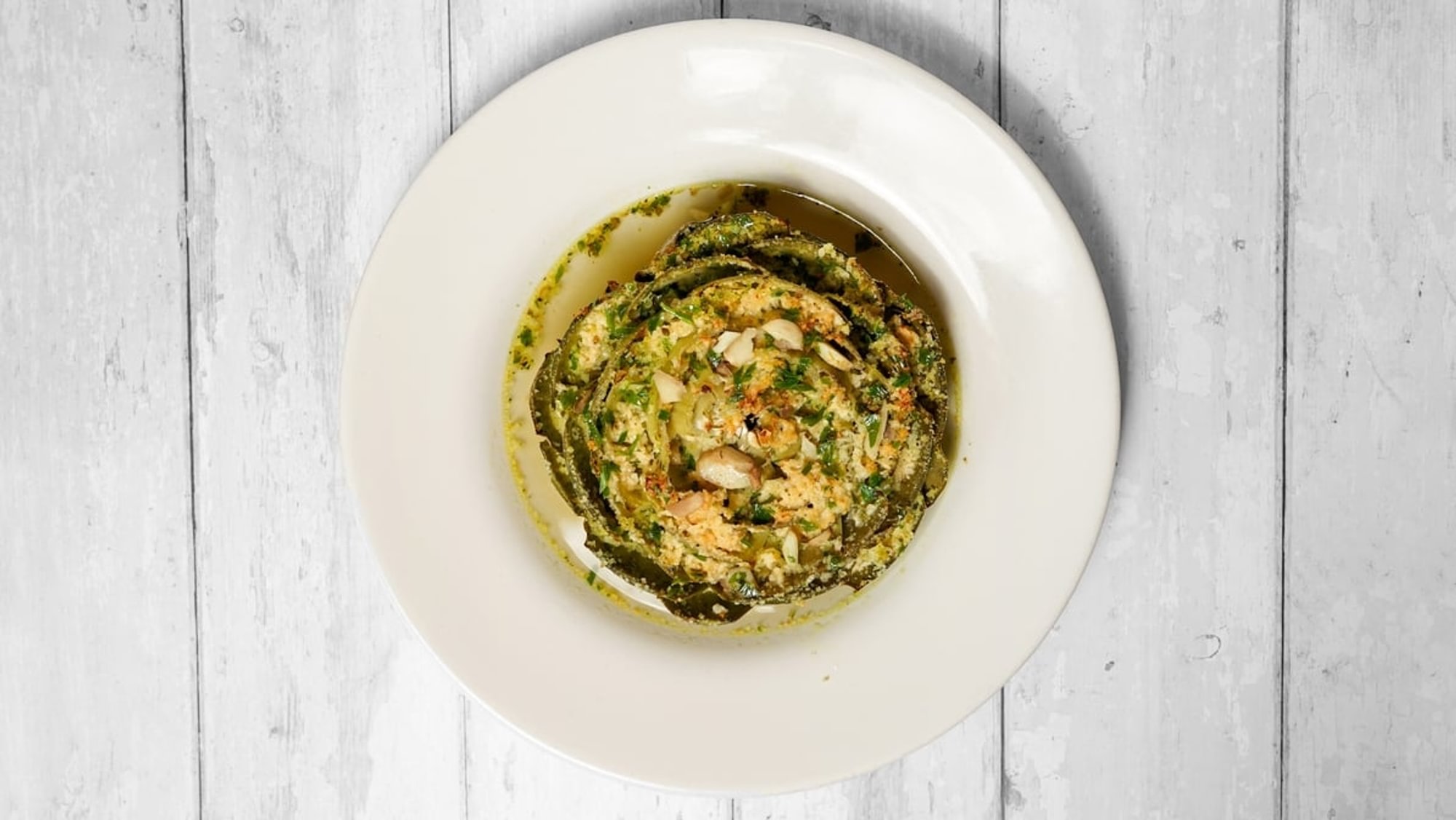 Stuffed Roman Style Artichoke