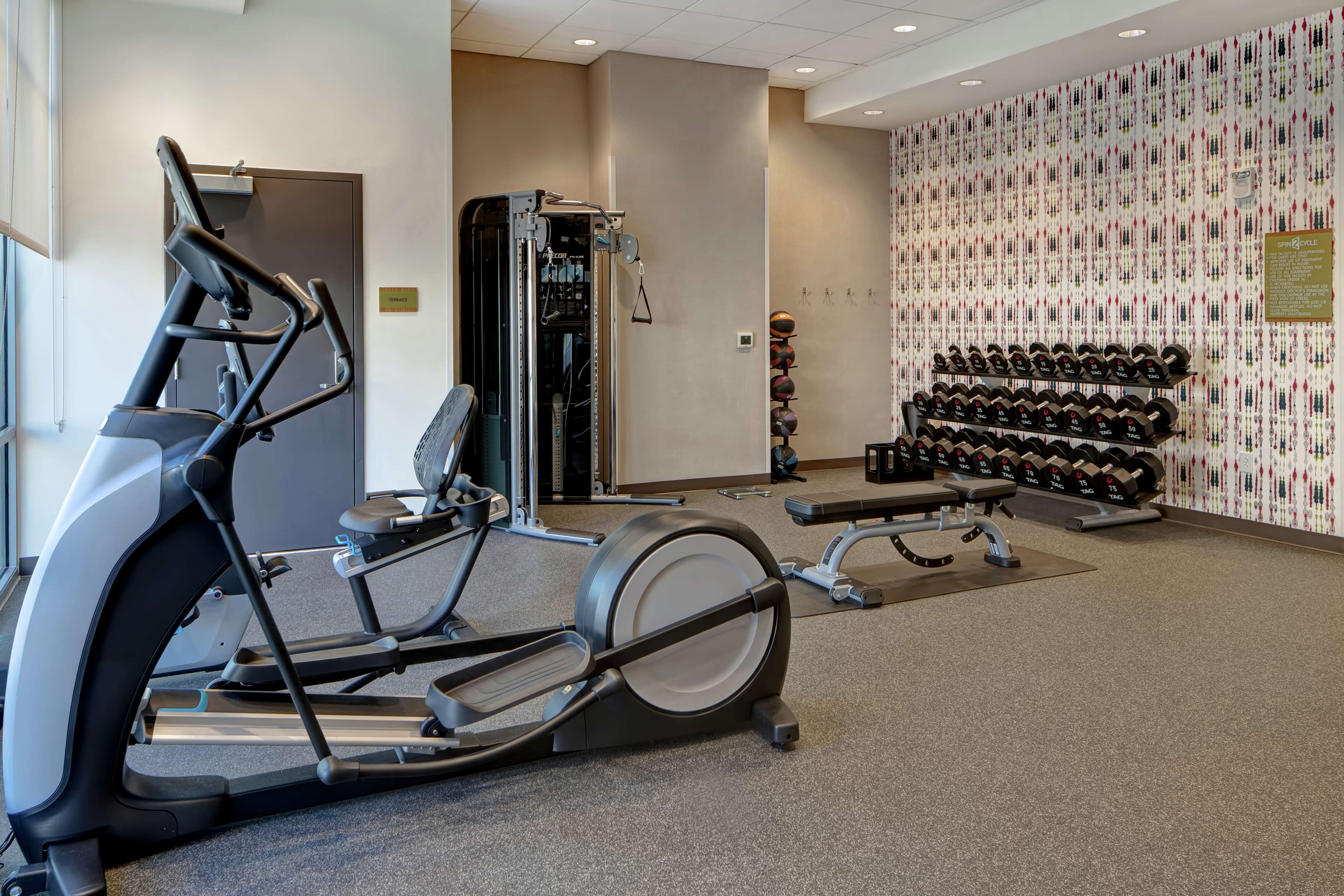 Health club  fitness center  gym