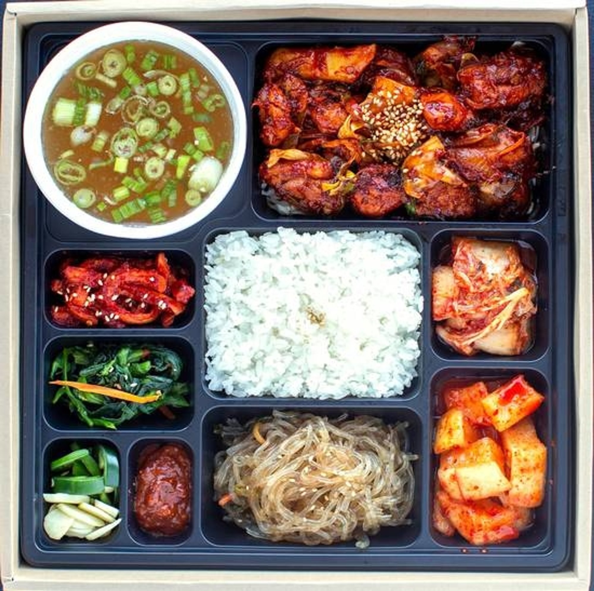 Premium spicy chicken galbi dosirak/ 프리미엄 닭갈비 도시락