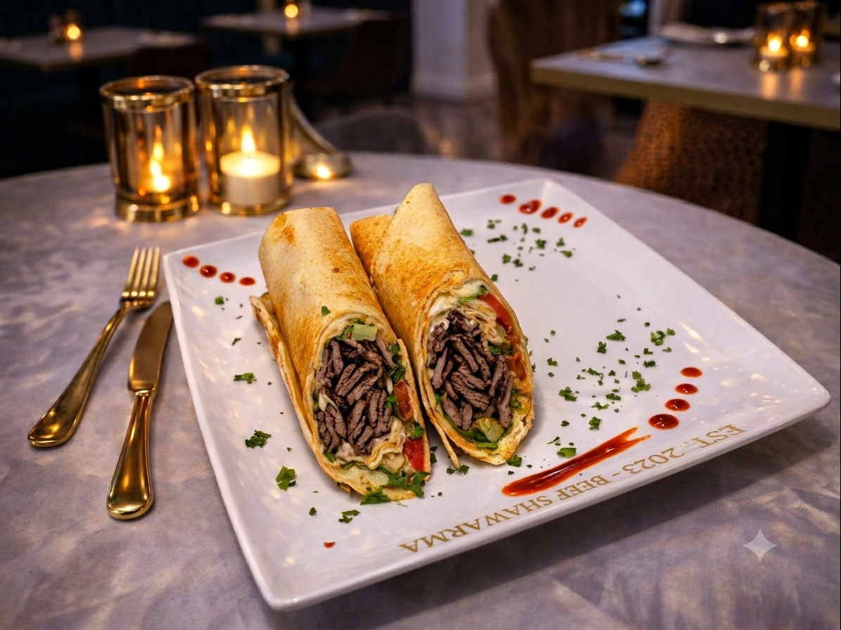 Beef Shawarma Wrap