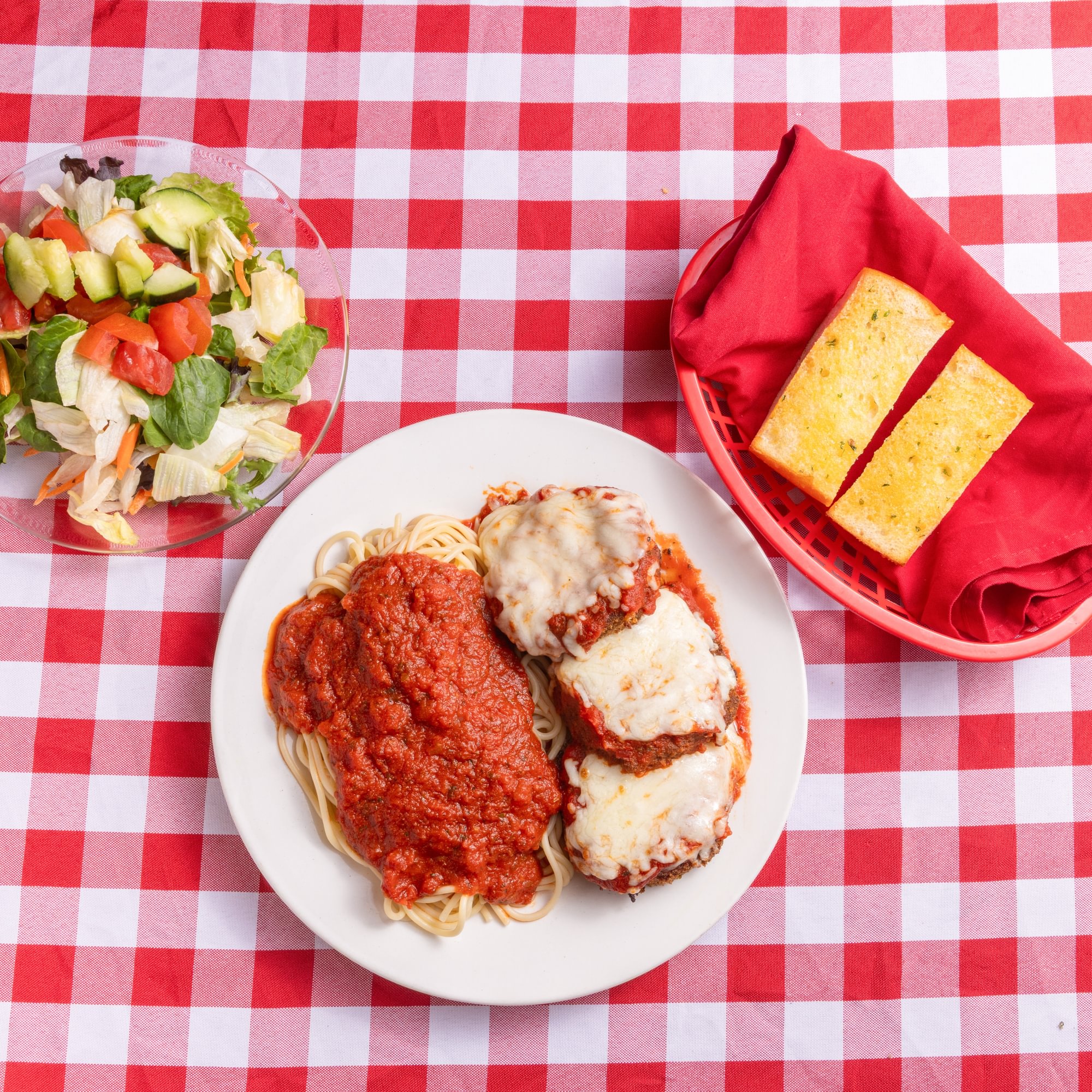 Eggplant Parmesan Dinner