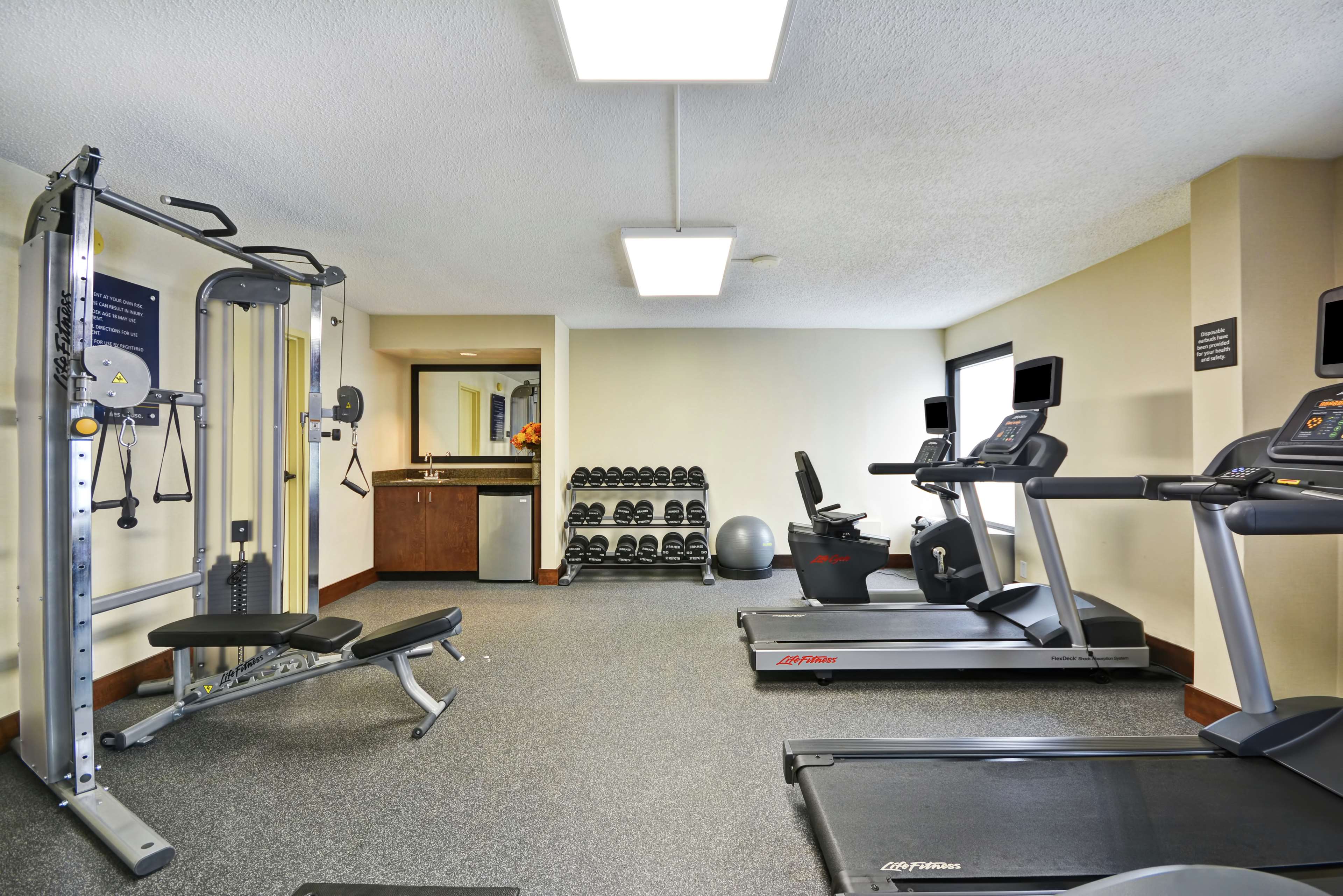 Health club  fitness center  gym