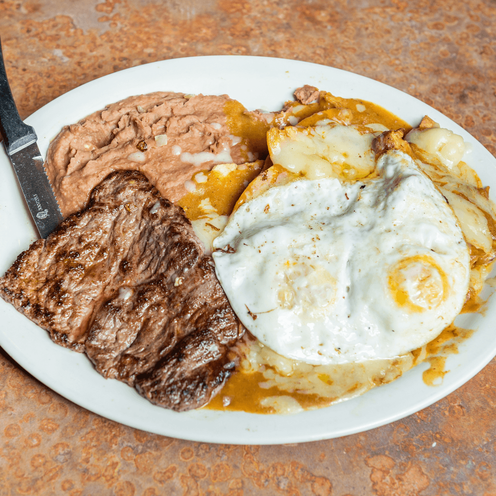 Steak Chilaquiles
