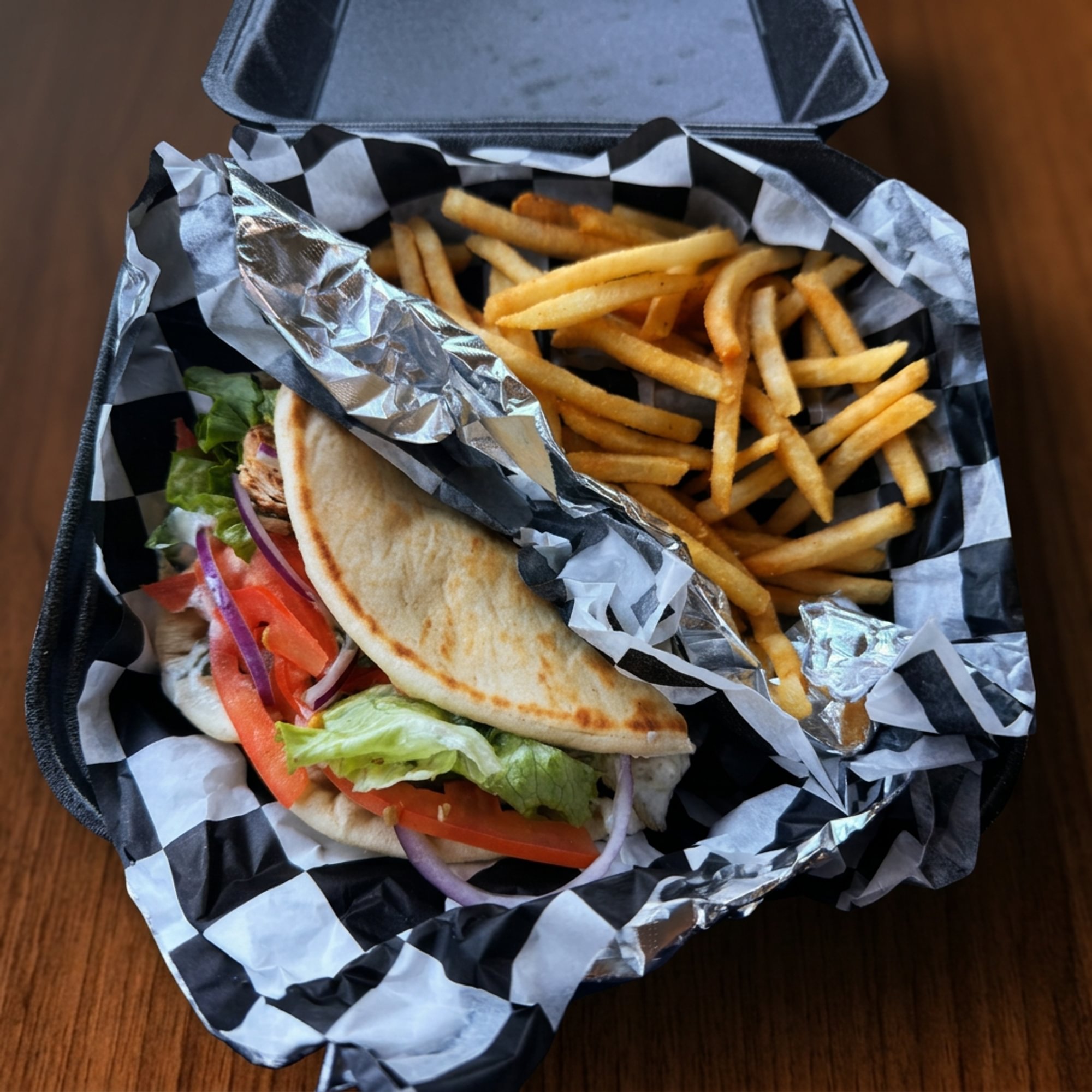 Friday (CK Gyro w Sm Fries & 20 oz Drink)