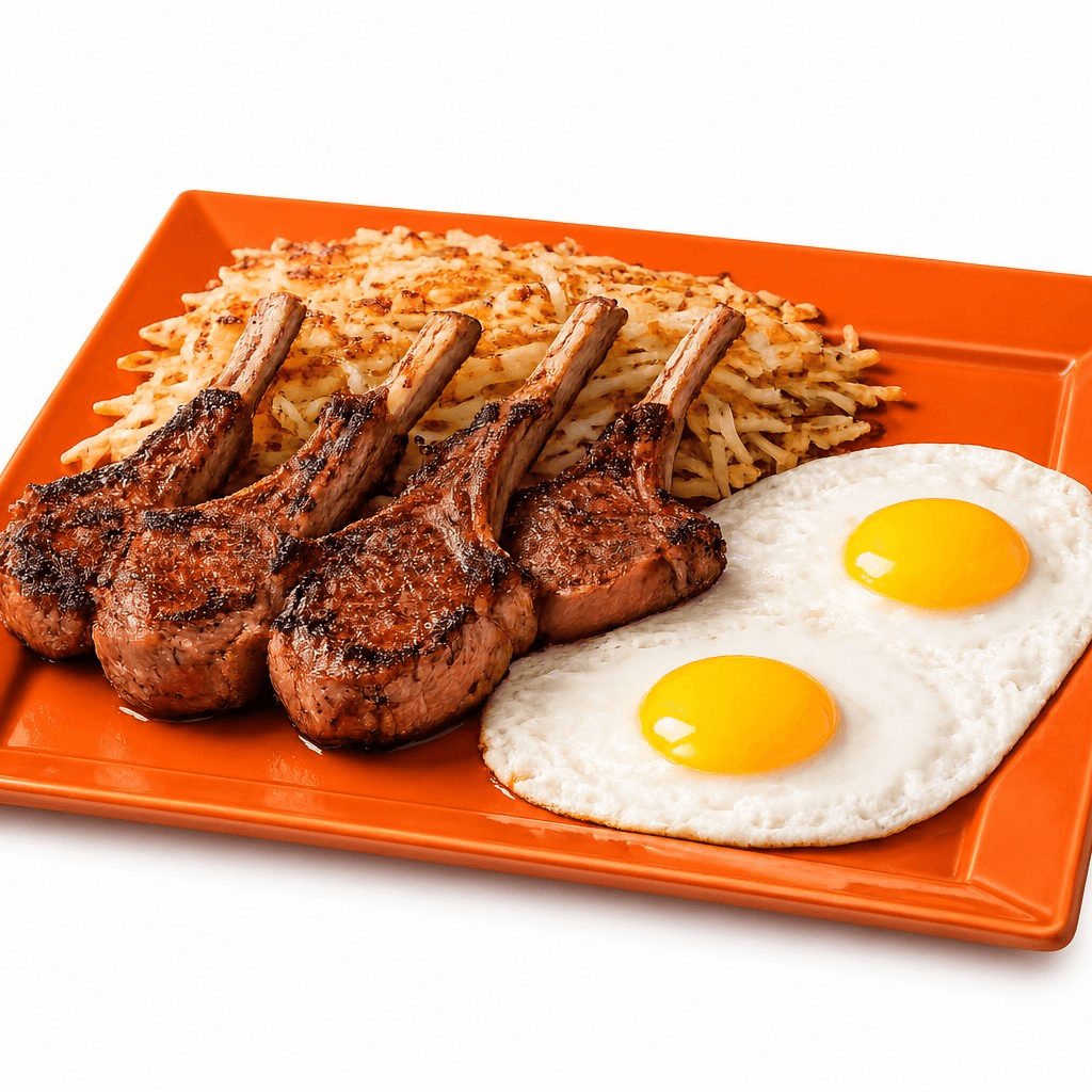 Lamb Chops & Eggs