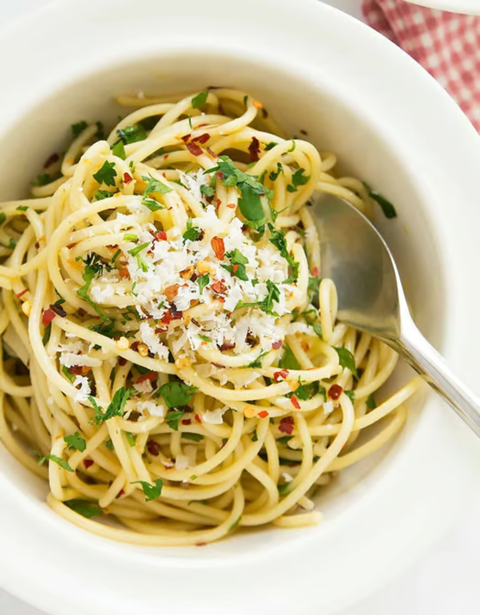 Pasta with Oil & Garlic