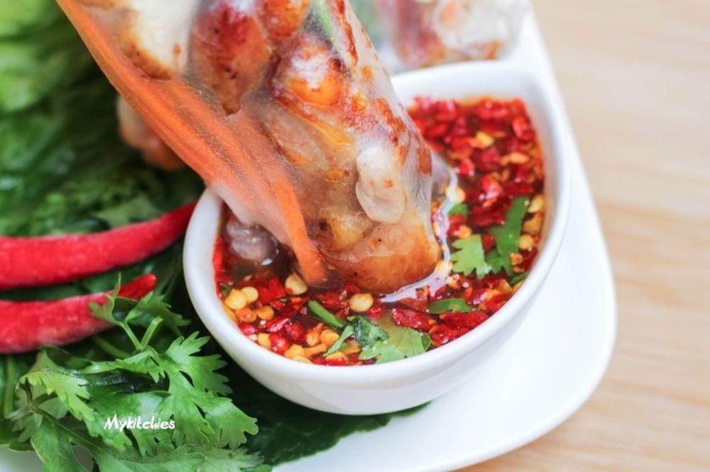 22c. Goi Cuon Thit Heo Nuong Hoac Ga Nuong Hoac Bo Nuong