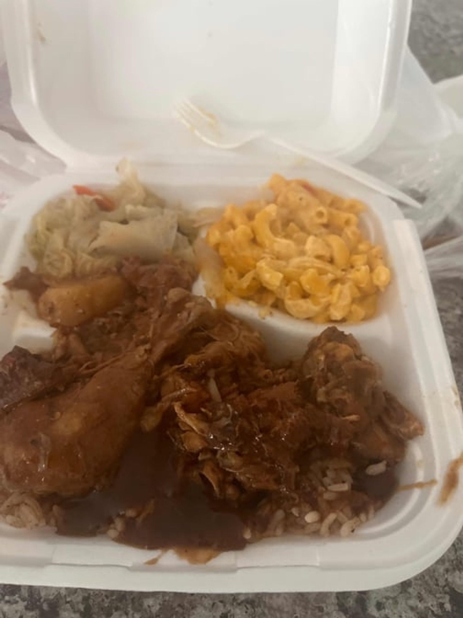 L-7. Brn. Stew Chicken Lunch