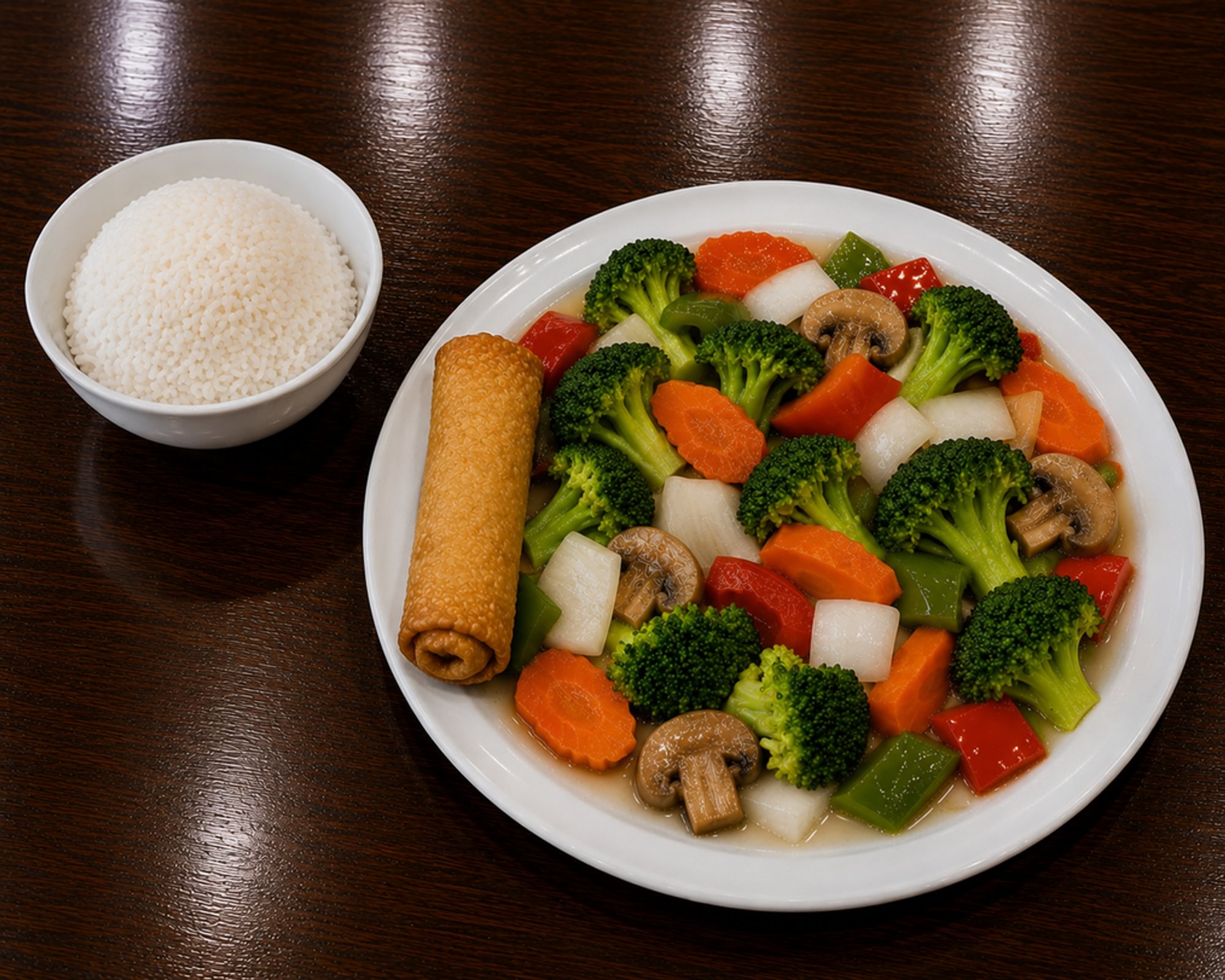 Steamed Mixed Vegetables (White Sauce)