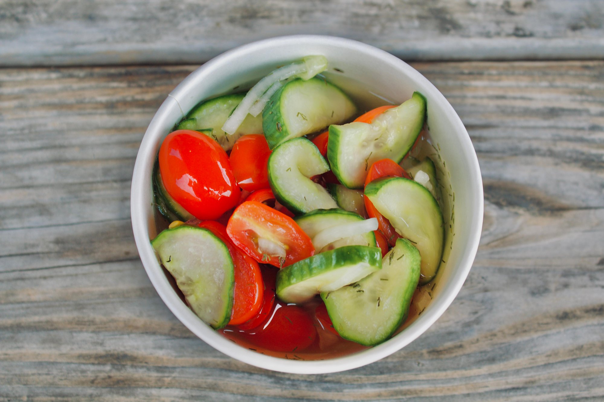 Side Cucumber & Tomato Salad