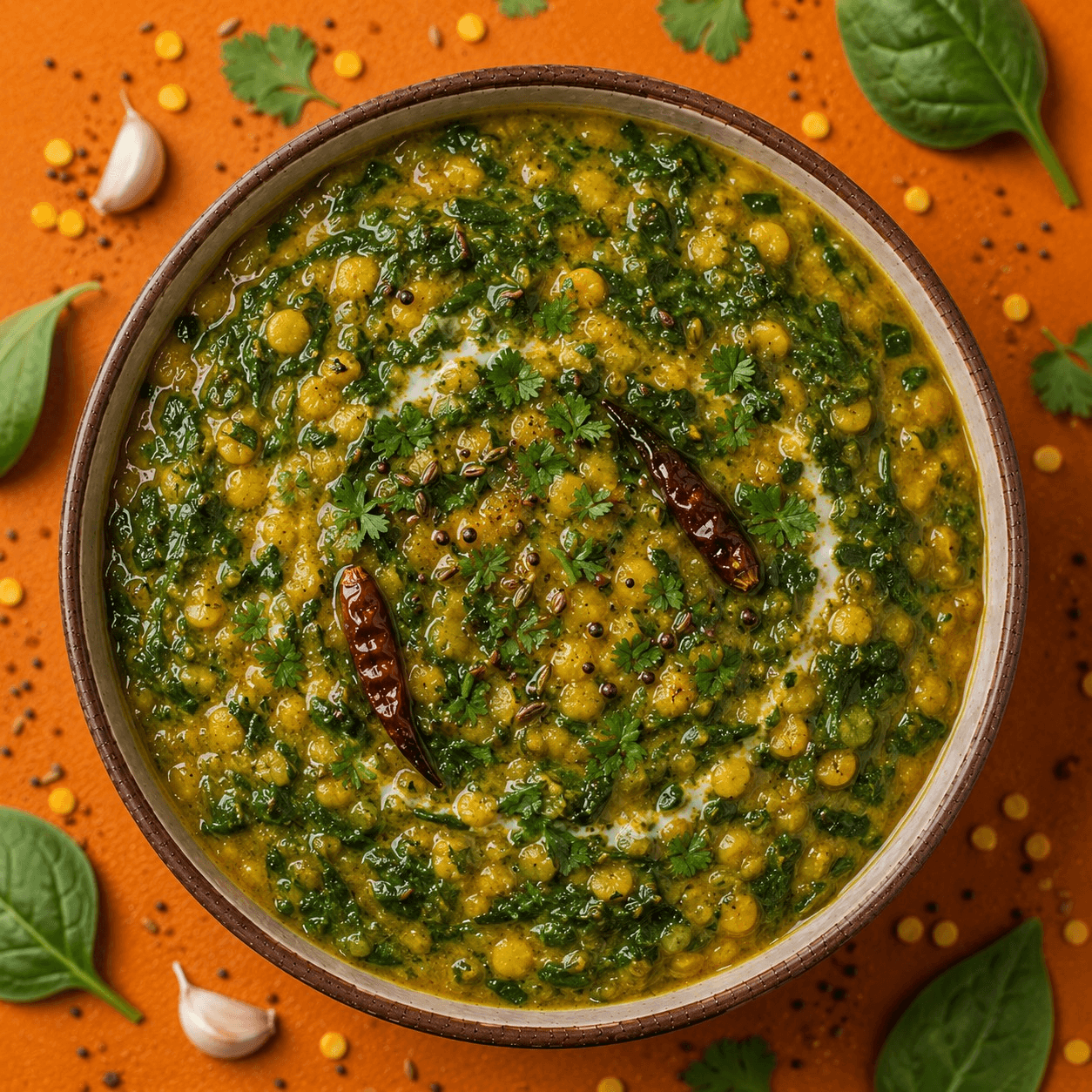 Spinach Dal Curry