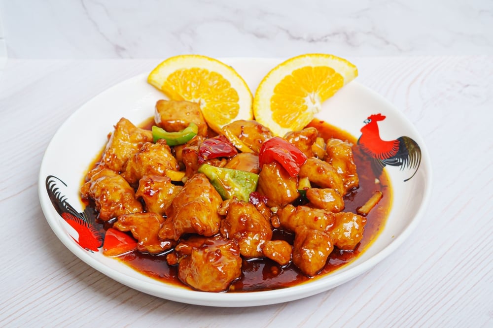Orange Chicken Dinner 橙子鸡 Pollo A La Naranja