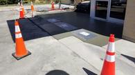 New wheelchair ramp! Concrete flatwork to the rescue once again! New wheelchair ramp! Concrete flatwork to the rescue once again!