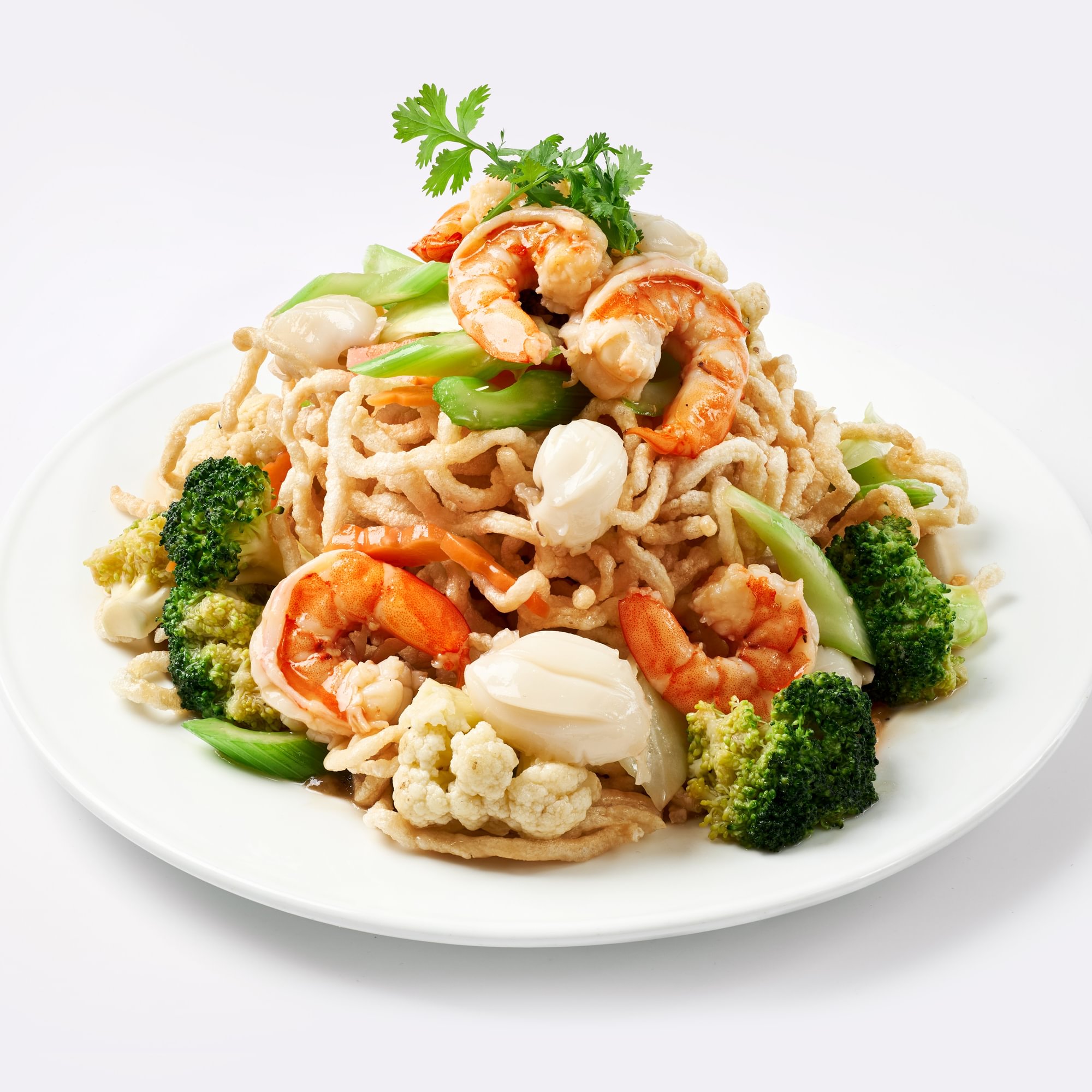 Mì Xào Giòn Thập Cẩm - Combination Crispy Stir-Fried Chow Mein