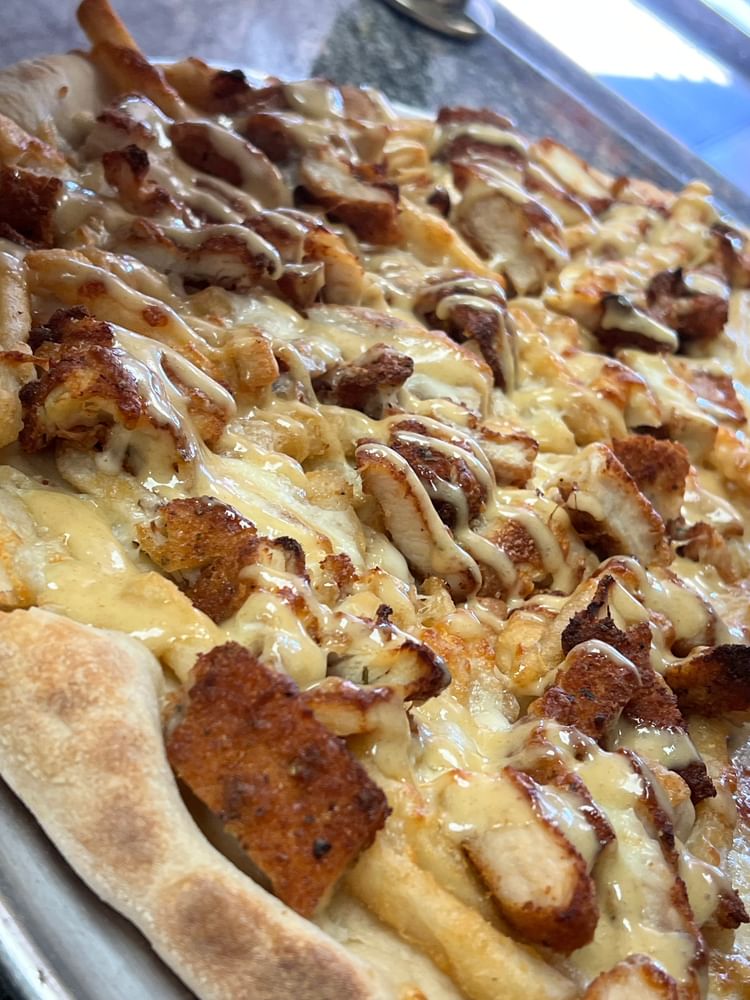 Chicken Fingers Pizza