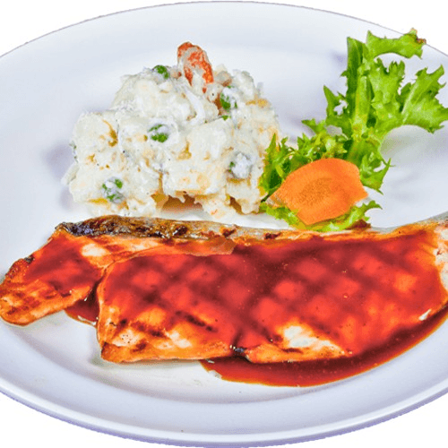 Salmon Teriyaki Combo