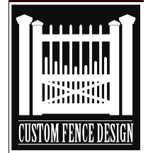 Custom Fence Design Logo