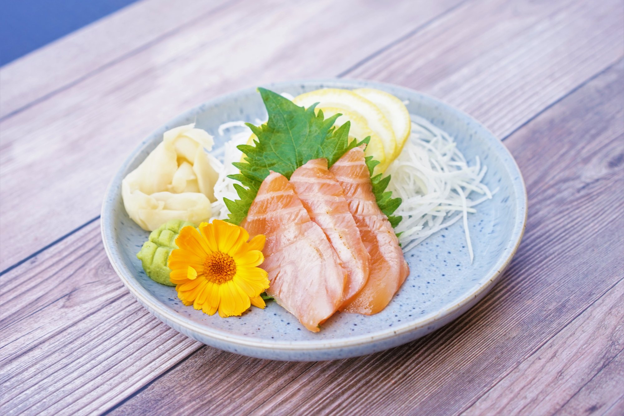 Seared Salmon Sashimi