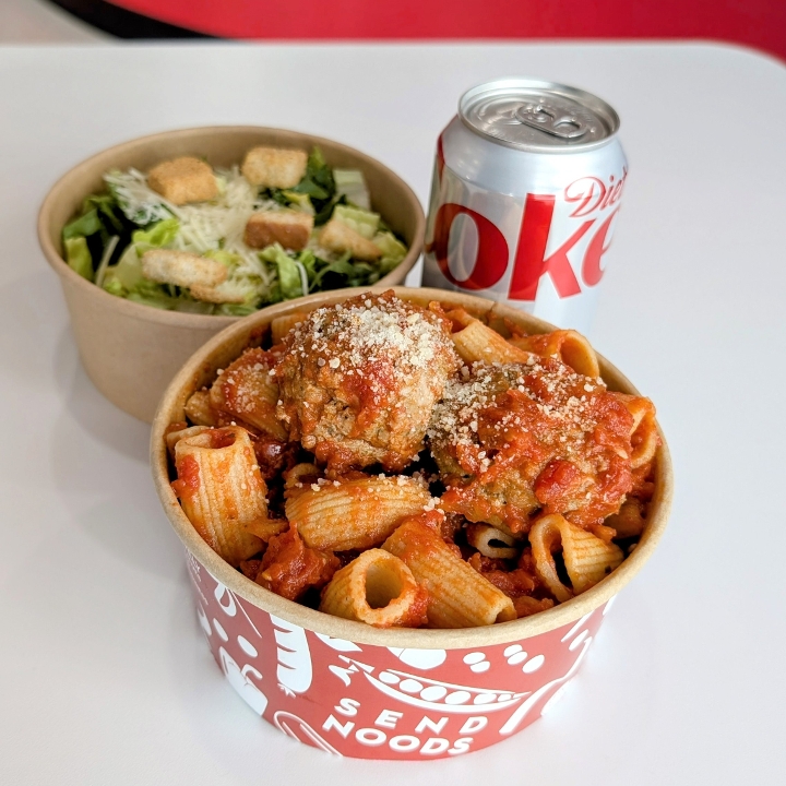 Make it a Meal: Side Salad & A Beverage