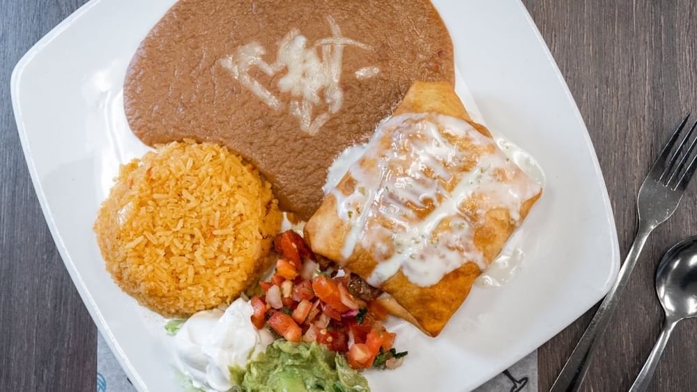 Chimichanga Lunch