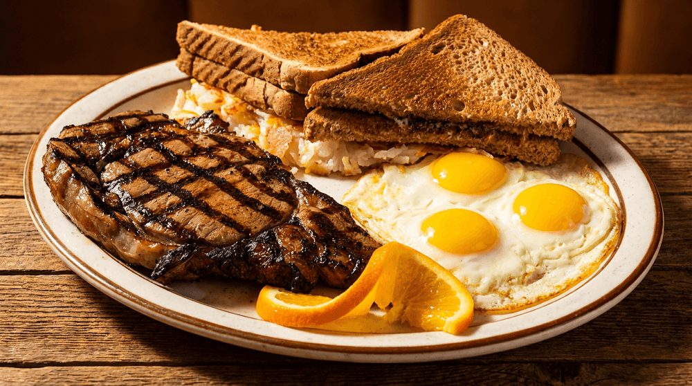 Steak Breakfast Plate