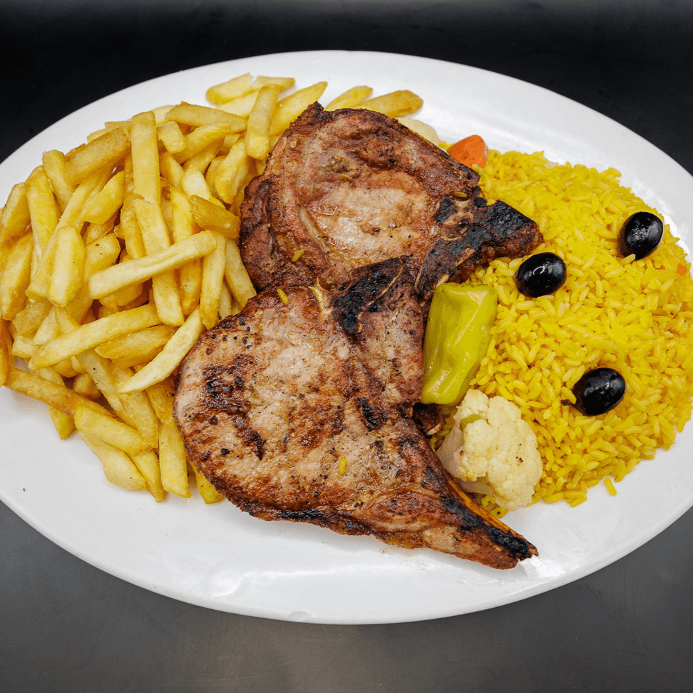 BBQ Pork Chop Entree