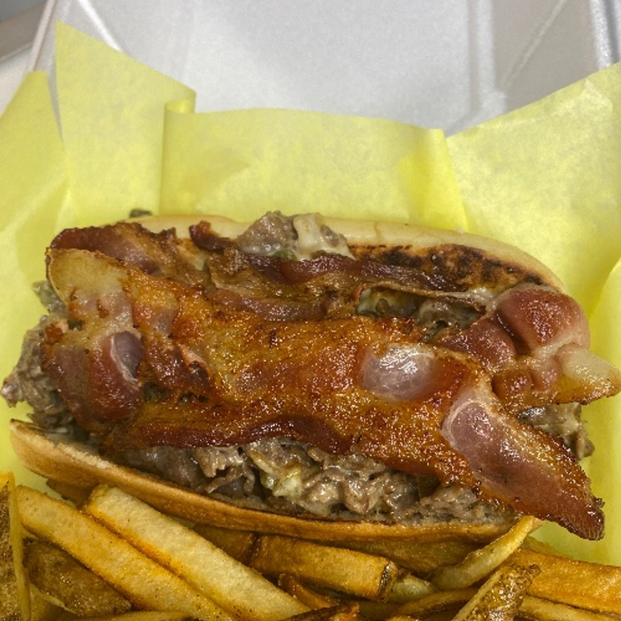 Beef Bacon Ranch Philly Cheesesteak