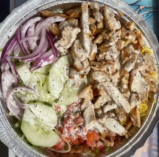 Chicken Shawarma Over Rice