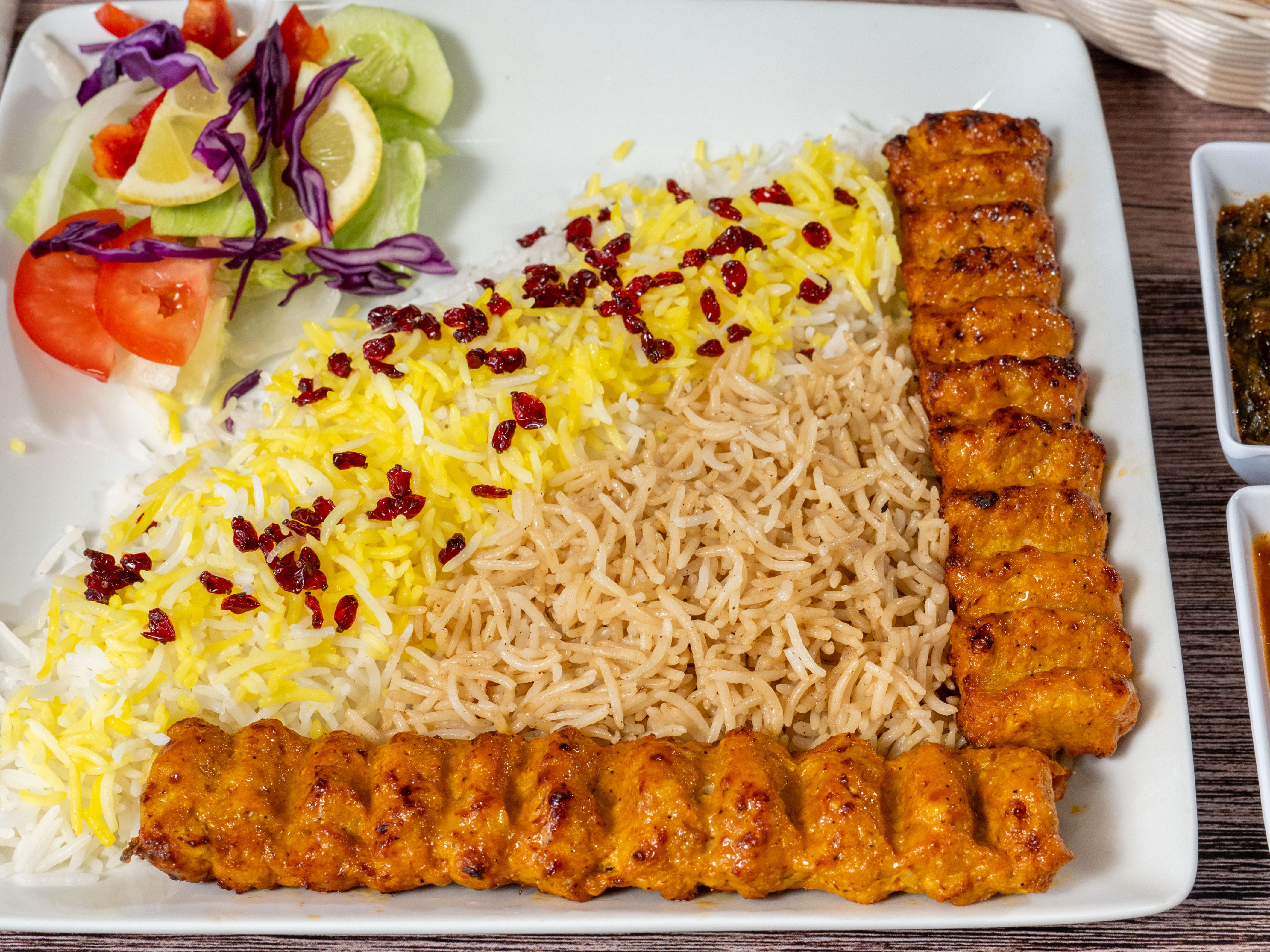 Chicken Kubideh Platter