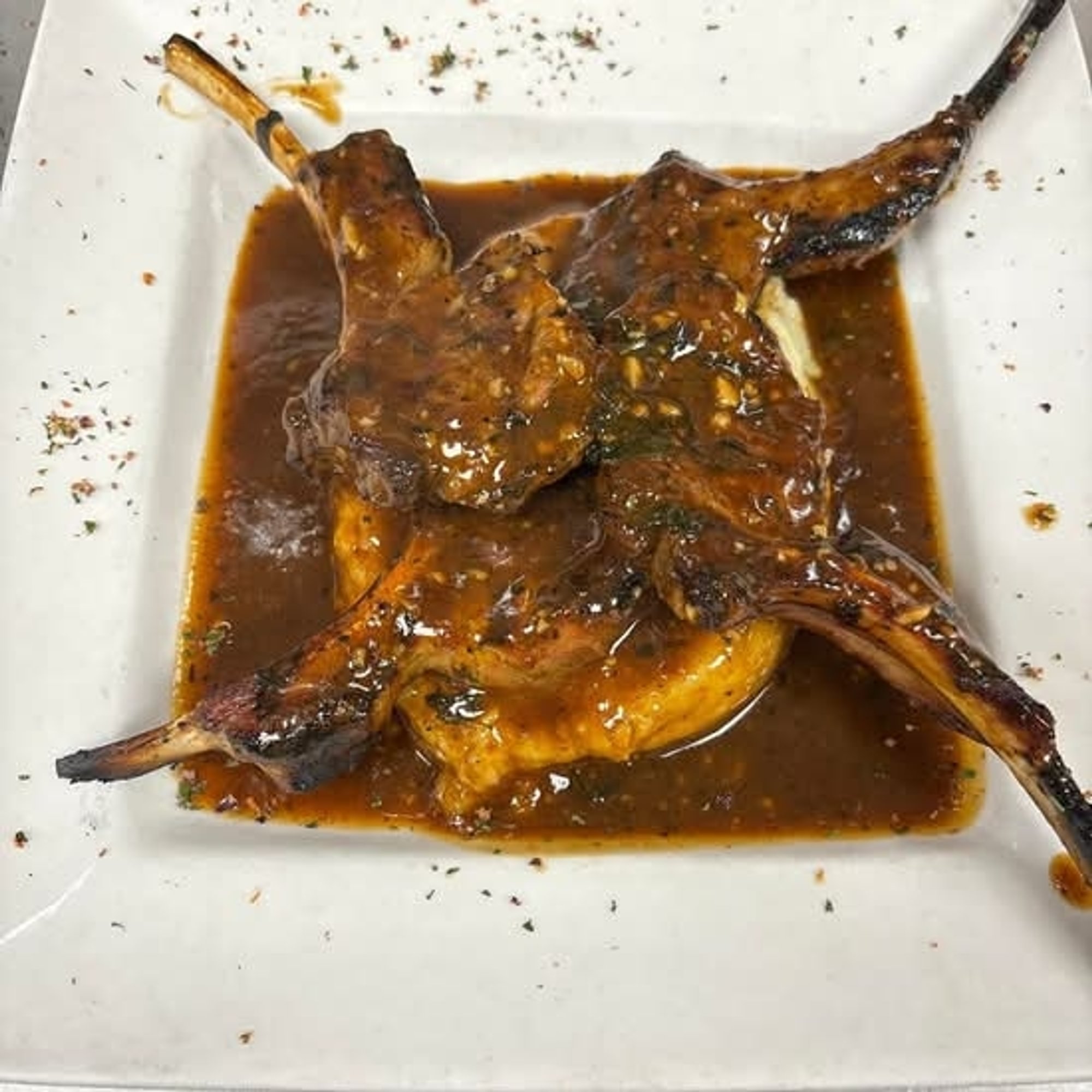 Lamb Chops Portabella