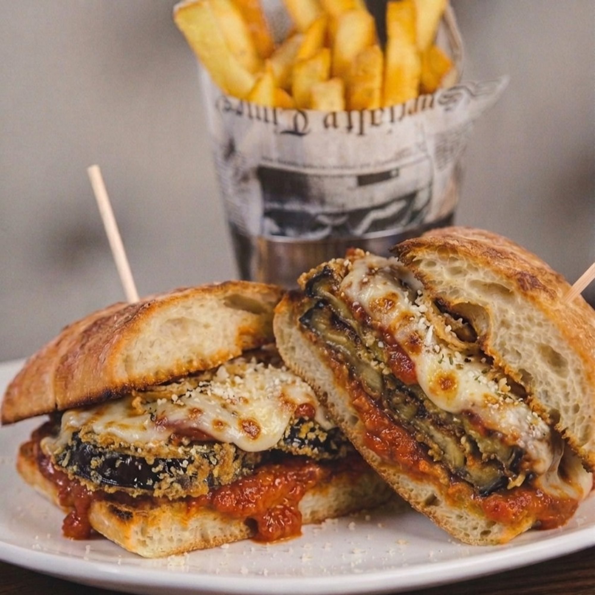 Eggplant Parm Sub.