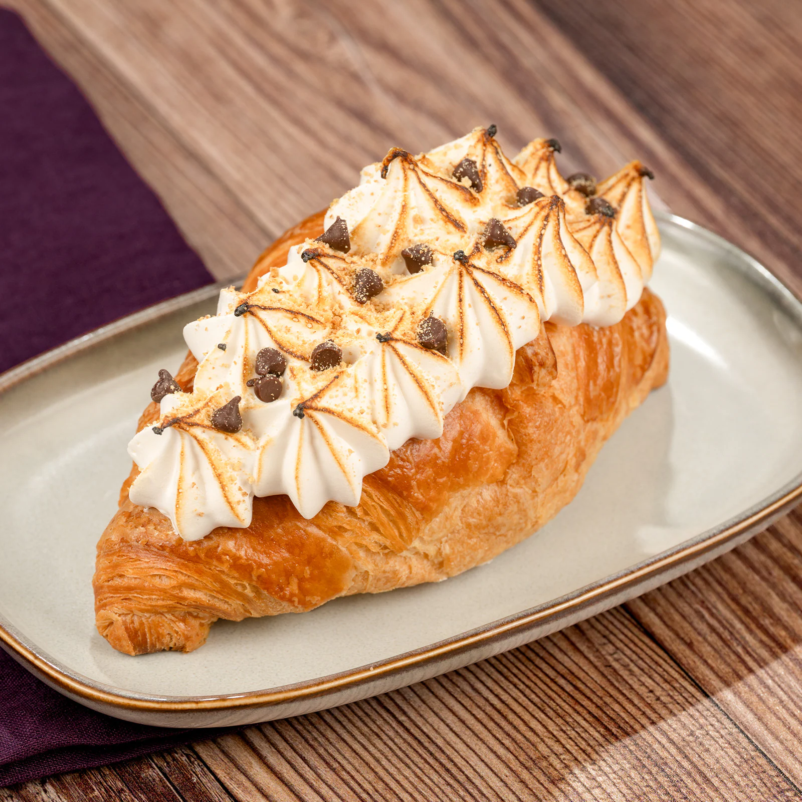 Chocolate-Marshmallow-Hazelnut Croissant