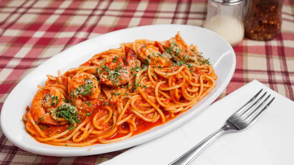 Spaghetti with Shrimp