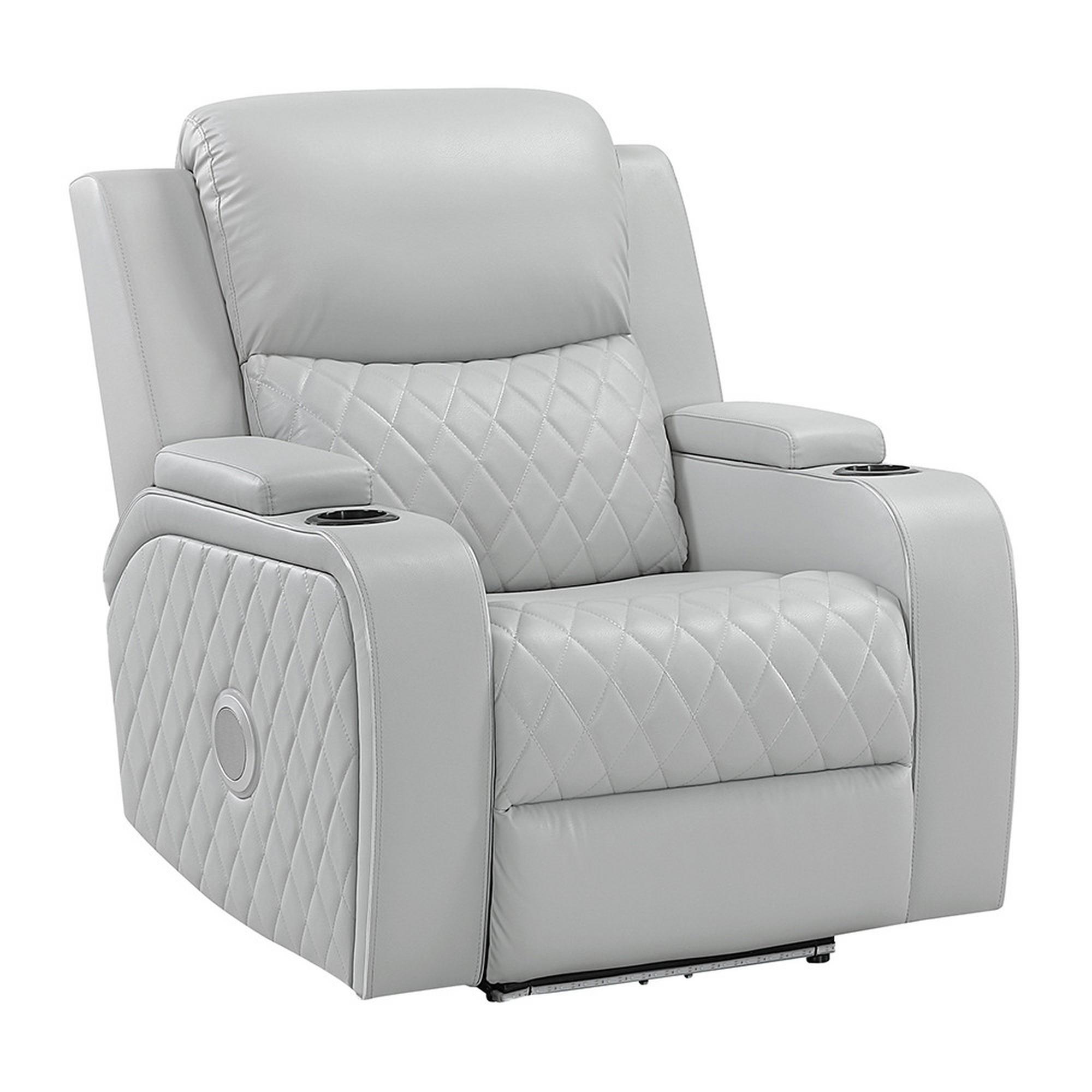 Elonzo Pwr Recliner w/LED & Speaker