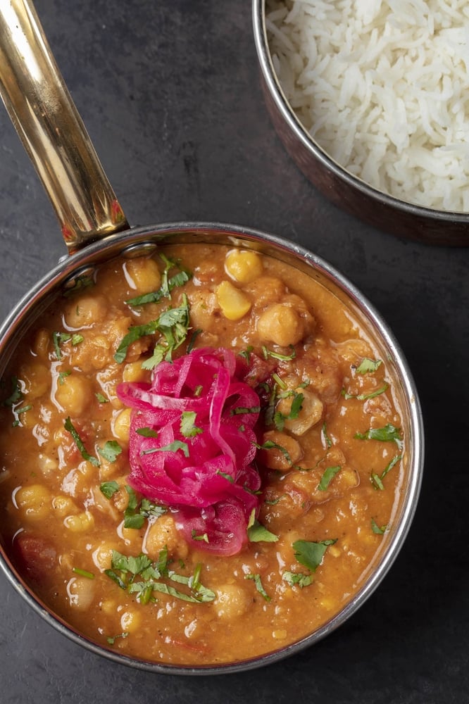 Curry: Chana Masala (V, G, D, N)