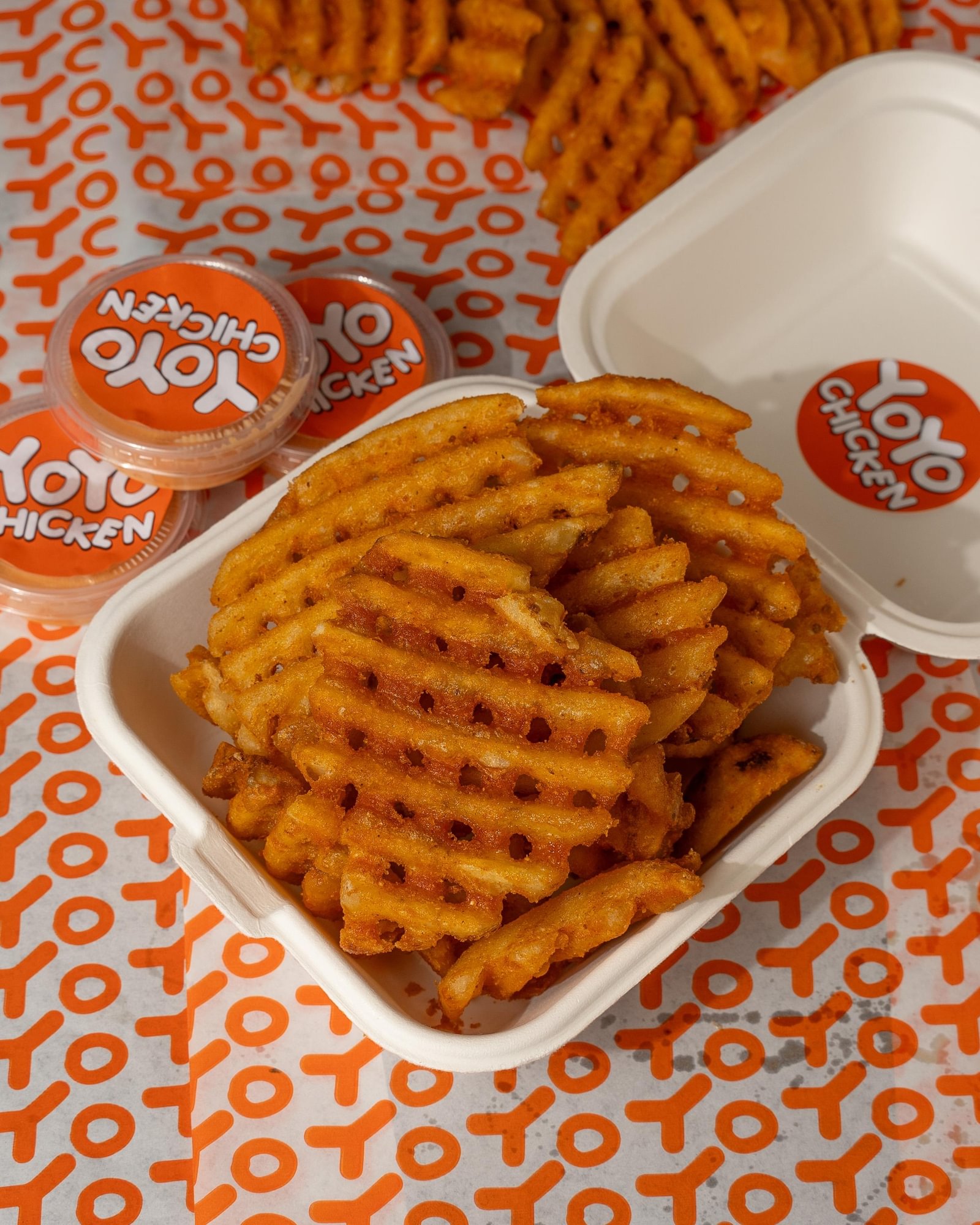 Waffle Fries Medium