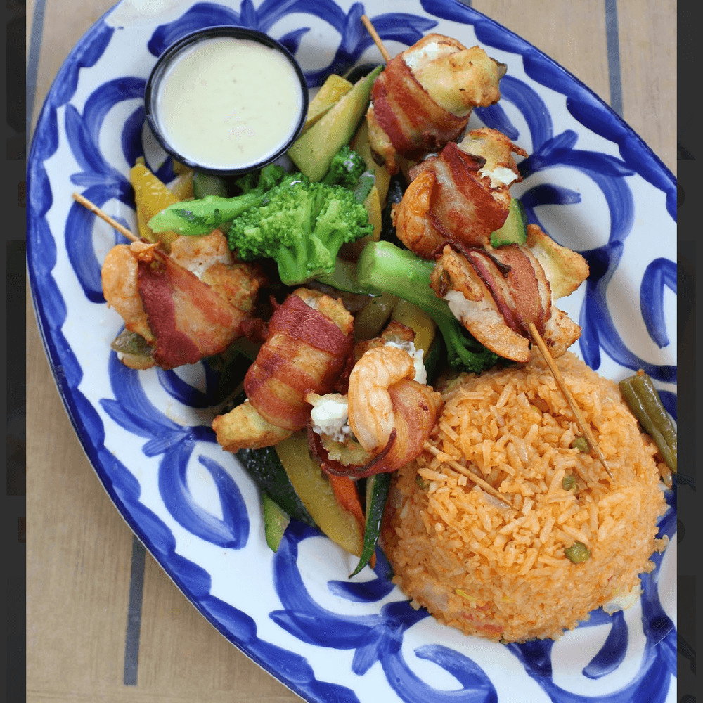 Shrimp & Bacon Brochetas