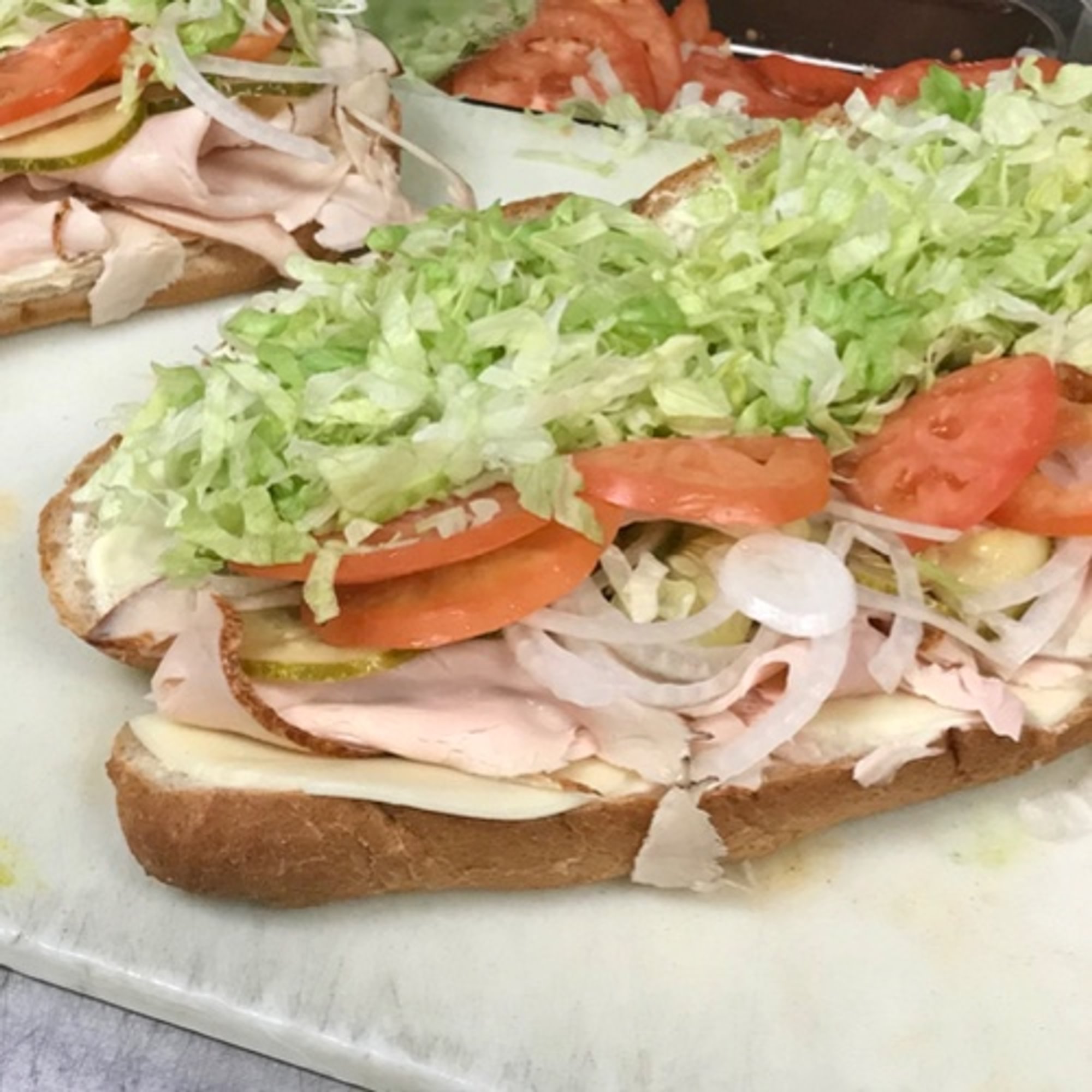 #9 Half Turkey Breast Sub.