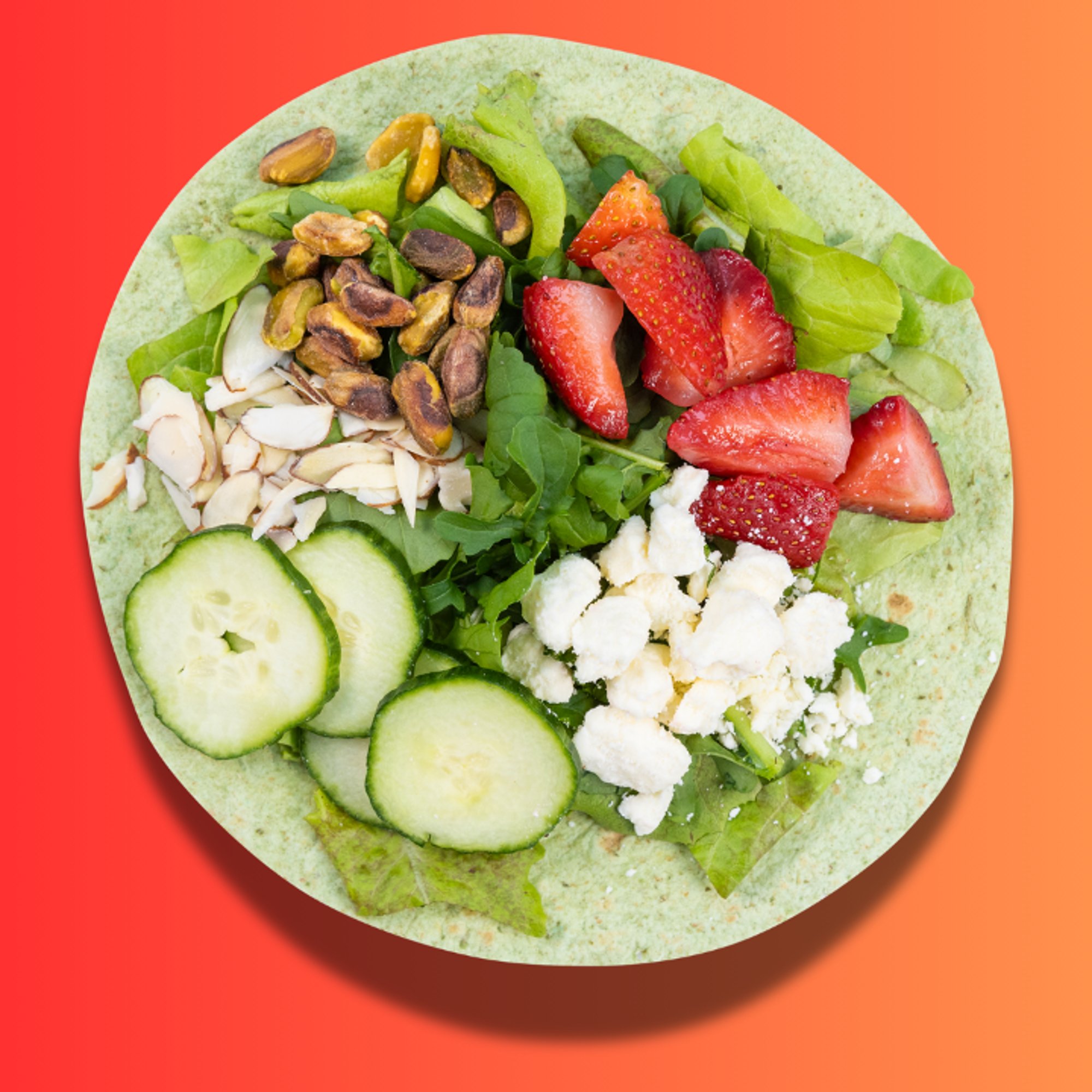 Strawberry Arugula Wrap