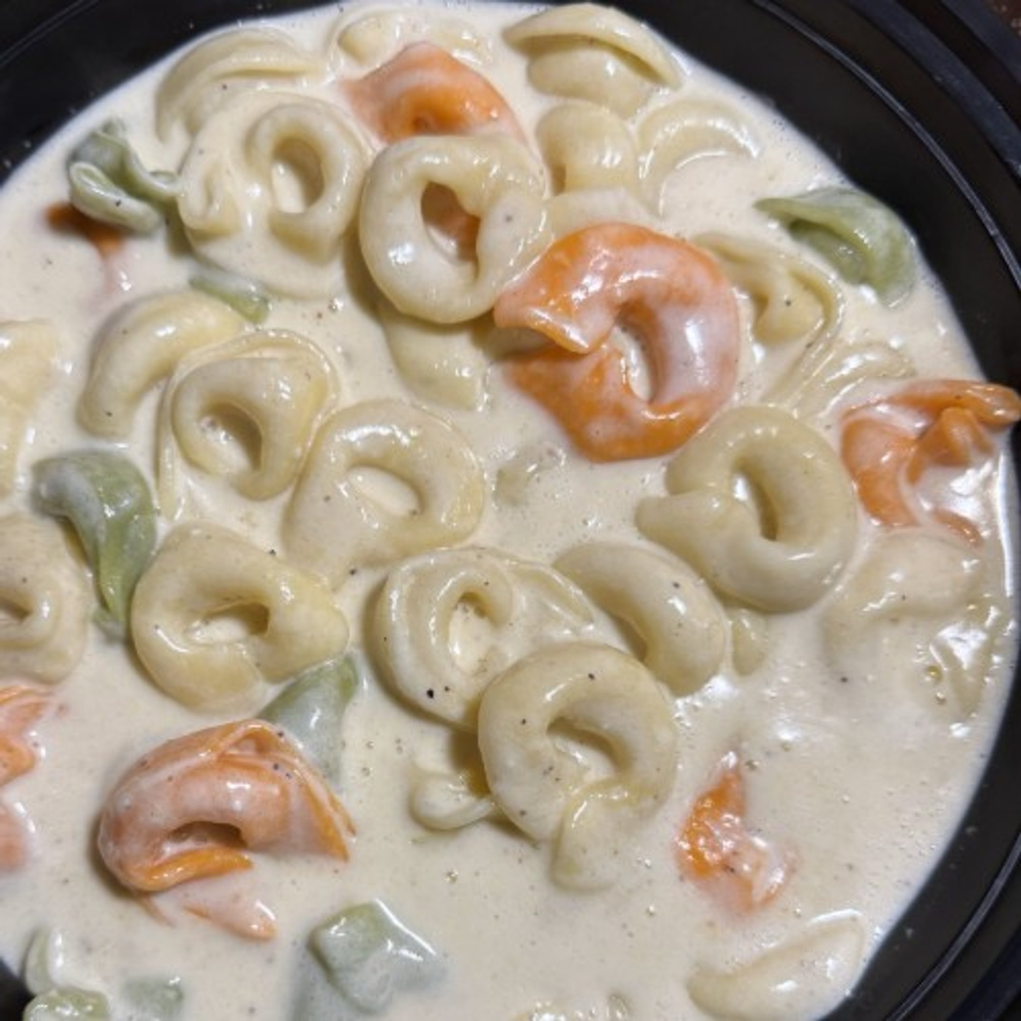 Cheese Tortellini and 4 Cheese Sauce