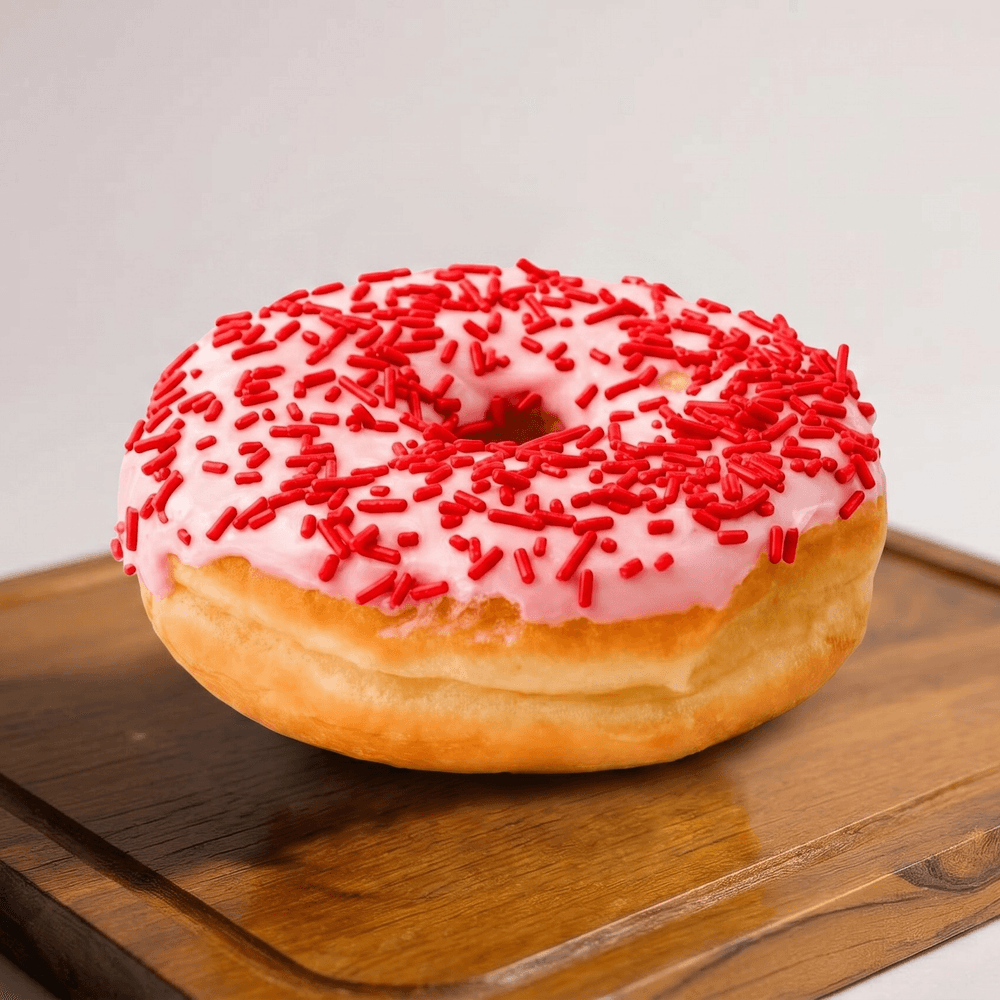Strawberry Iced W/ Sprinkles