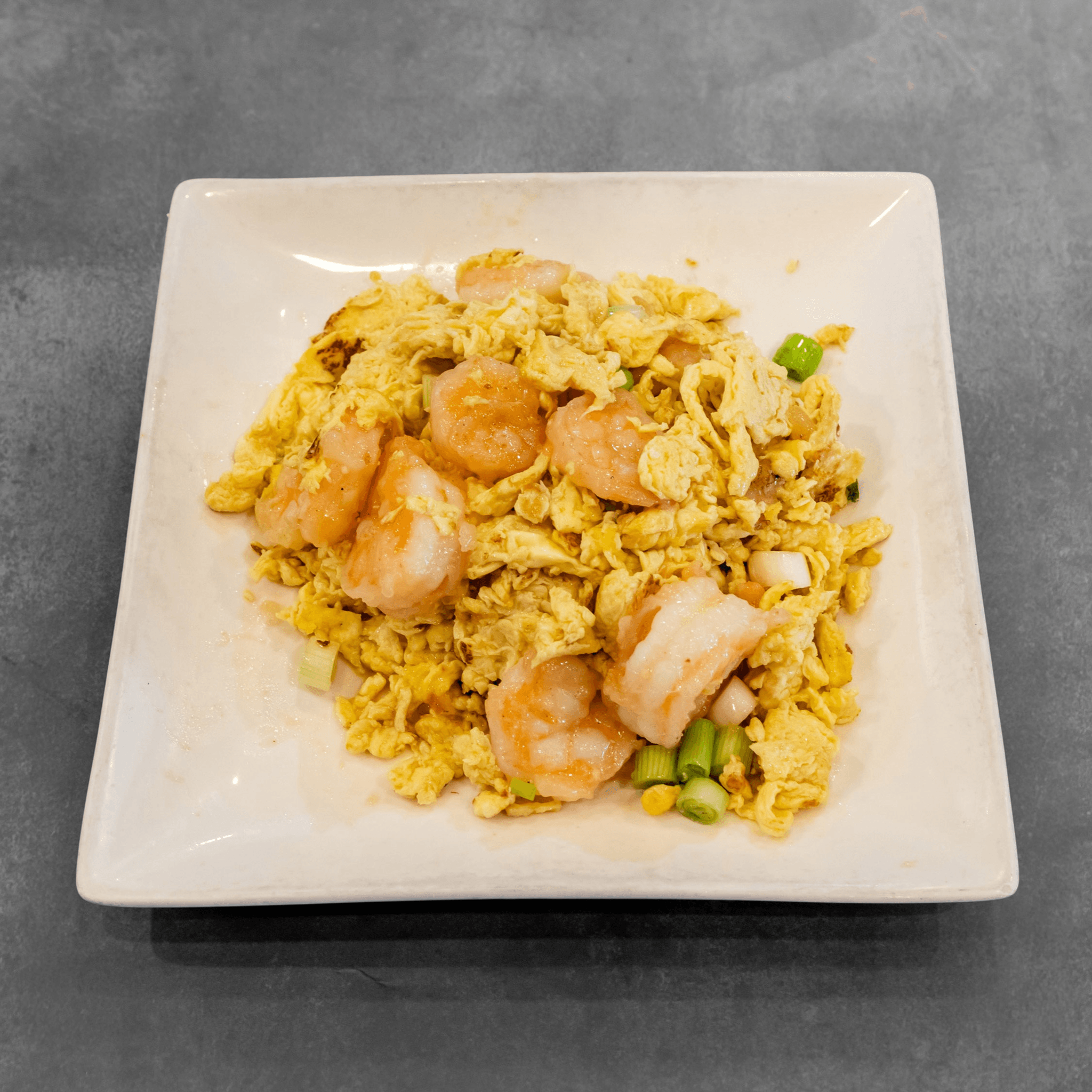 Stir Fried Shrimps with Scrambled Eggs