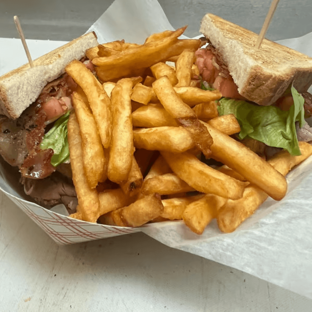 Roast Beef Club Sandwich